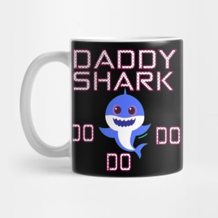 Men's new style Daddy Shark T-shirt Mug